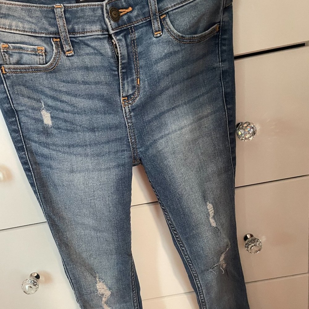 Hollister light wash skinny jeans